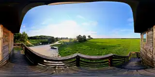 Grenzwachturm am Einserkanal im Hansag bei Andau