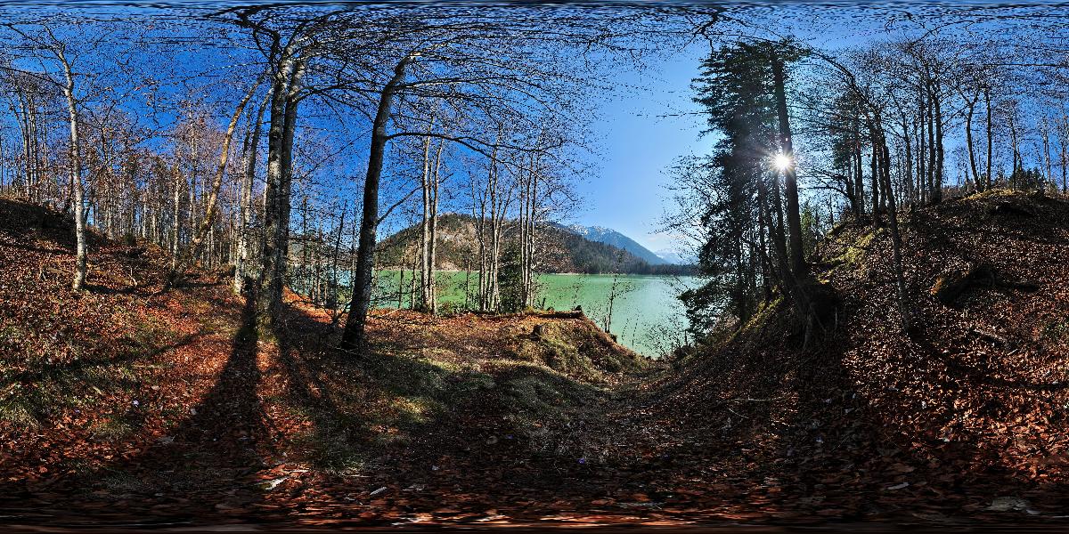 Foto: © Werner Pietschmann Sylvensteinstausee bei Fall