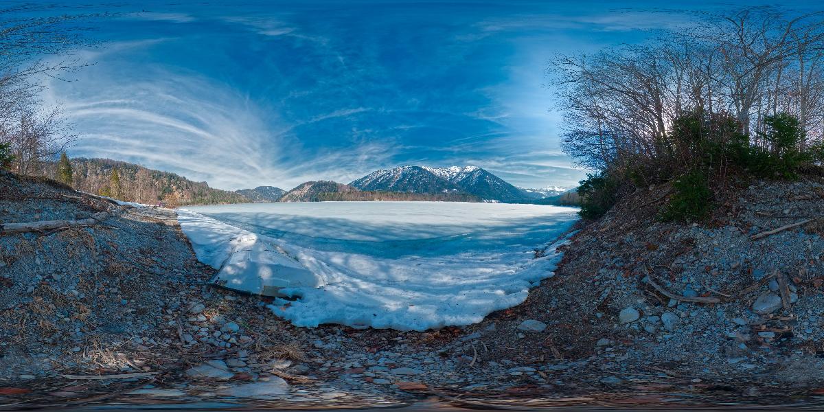 Foto: © Werner Pietschmann Sylvensteinstausee bei Fall