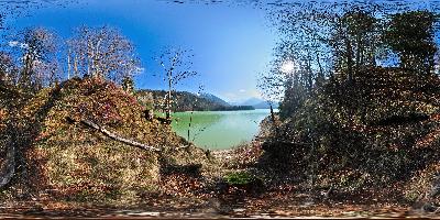 Sylvensteinstausee bei Fall