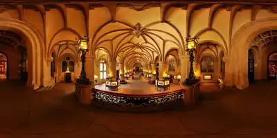 Eingangshalle des Hamburger Rathauses