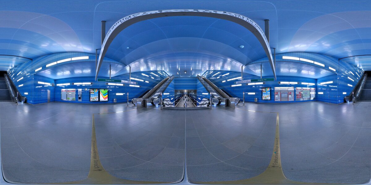 U-Bahnhof Überseequartier in Hamburg