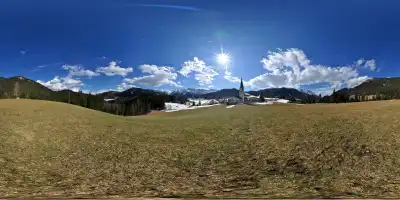 Rundblick über Steinberg am Rofan