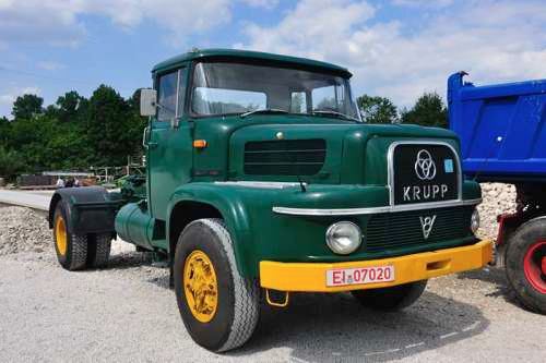 Foto: © Werner Pietschmann 1963 Krupp 1080 beim Oldtimer-Nutzfahrzeugtreffen 2016 im Kieswerk Ebenhöh