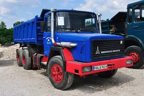 Foto: © Werner Pietschmann 1991 Iveco Magirus 160/17 beim Oldtimer-Nutzfahrzeugtreffen 2016 im Kieswerk Ebenhöh