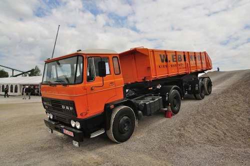 Foto: © Werner Pietschmann DAF FT 2300 von Ebenhöh beim Oldtimer-Nutzfahrzeugtreffen 2016 im Kieswerk Ebenhöh