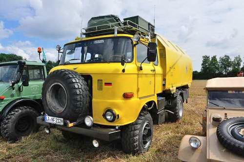 Foto: © Werner Pietschmann IFA W50 LA beim Oldtimer-Nutzfahrzeugtreffen 2016 im Kieswerk Ebenhöh