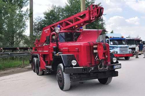 Foto: © Werner Pietschmann Magirus-Deutz Uranus F 250 D 22 A KW 16 Feuerwehr beim Oldtimer-Nutzfahrzeugtreffen 2016 im Kieswerk Ebenhöh