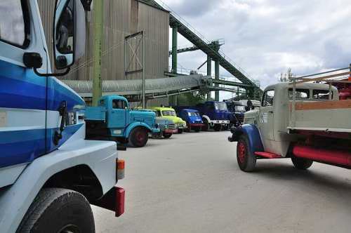 Foto: © Werner Pietschmann Oldtimer-Nutzfahrzeugtreffen 2016 im Kieswerk Ebenhöh