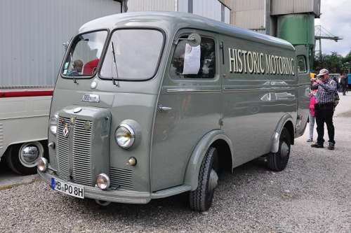 Foto: © Werner Pietschmann 1946 - 1955 Peugeot D3A beim Oldtimer-Nutzfahrzeugtreffen 2016 im Kieswerk Ebenhöh