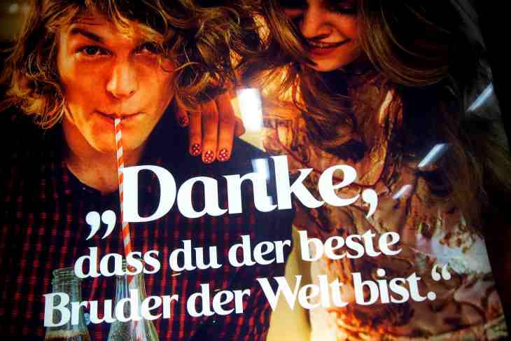 Softdrink-Werbung