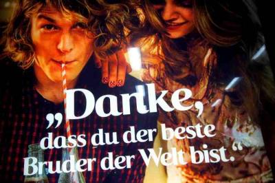 Softdrink-Werbung
