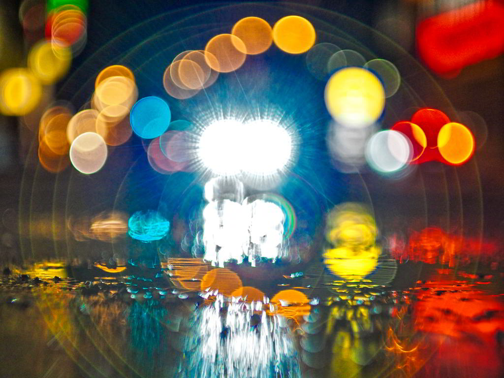 Bokeh im Regen | Foto: © Werner Pietschmann