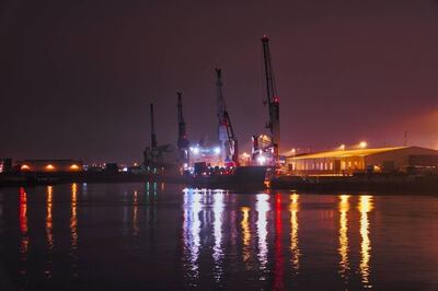 Südwesthafen in Hamburg
