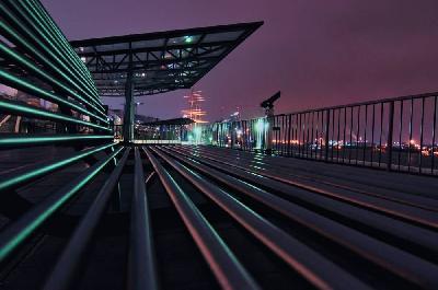 St. Pauli Landungsbrücken im Hamburger Hafen