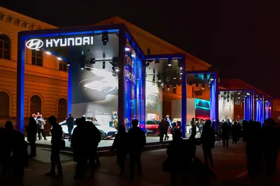 IAA Mobility Open Space Messestand Hyundai