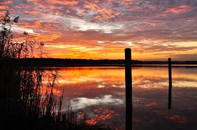 Foto: Werner Pietschmann Abendstimmung am Altmühlsee