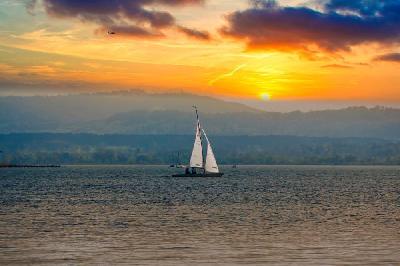 Foto: Werner Pietschmann Segeln am Ammersee