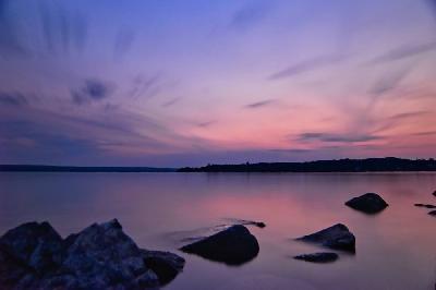 Foto: Werner Pietschmann Blaue Stunde am Ammersee