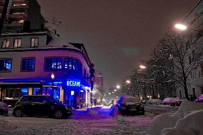 Foto: Werner Pietschmann Nachtaufnahme in der Wendl-Dietrich-Straße in München
