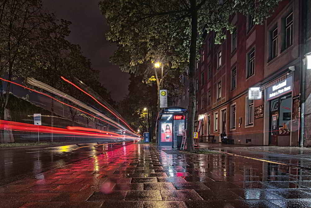 Foto: © Werner Pietschmann Straße im Münchner Westend