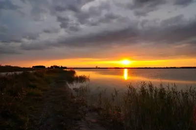 Sonnenuntergang am Darscho
