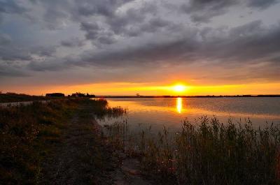 Foto: Werner Pietschmann Sonnenuntergang am Darscho