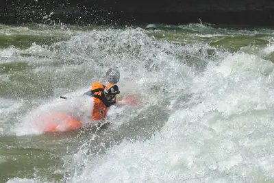 Wildwasser-Rodeo