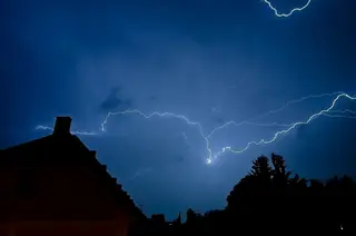 Gewitter über München